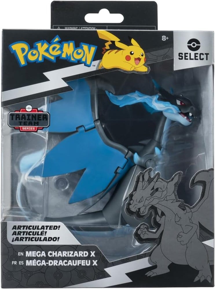 Pokémon Select Super-Articulated Figure Mega Charizard X 15 cm