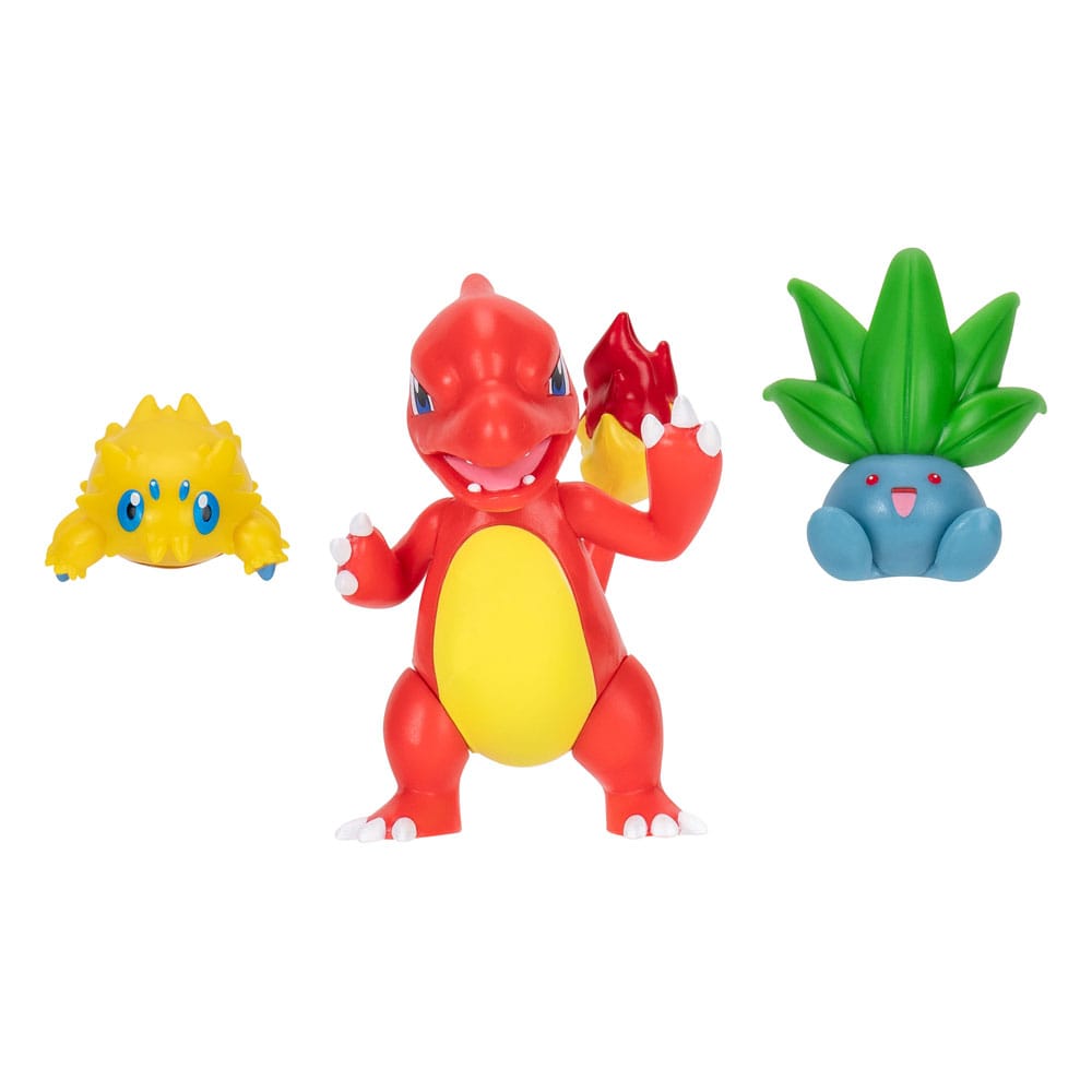 Pokémon First Partner Battle Figure Set Figure 3-Pack Joltik, Oddish, Charmeleon