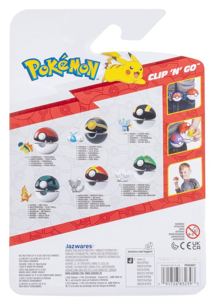 Pokémon Clip 'n' Go Action Figure Shinx & Ultra Ball