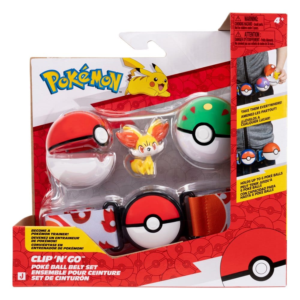 Pokémon Toy Clip 'n' Go Belt Set Fennekin