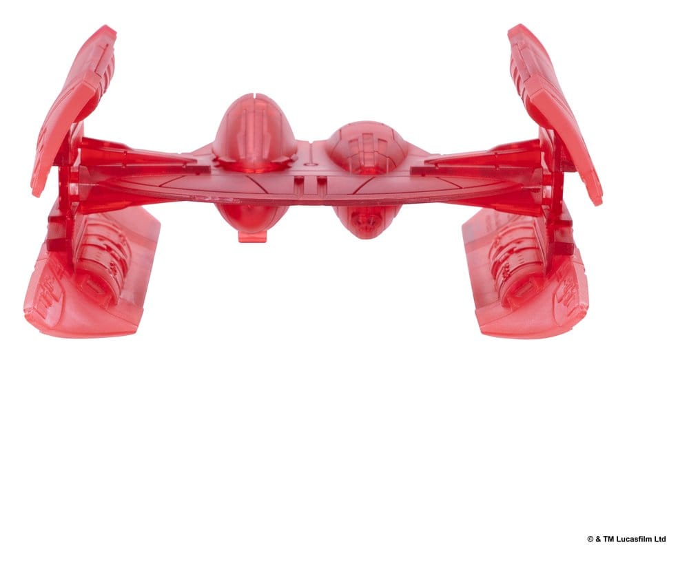 Star Wars Medium Vehicle & Figure set Hyena Vulture Bomber (Red Hologram) & Battle Droid (Chase)