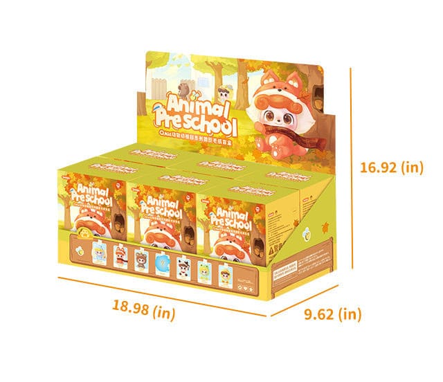 QKid: Animal Preschool Series Blind Box figure 18 cm Display (6)