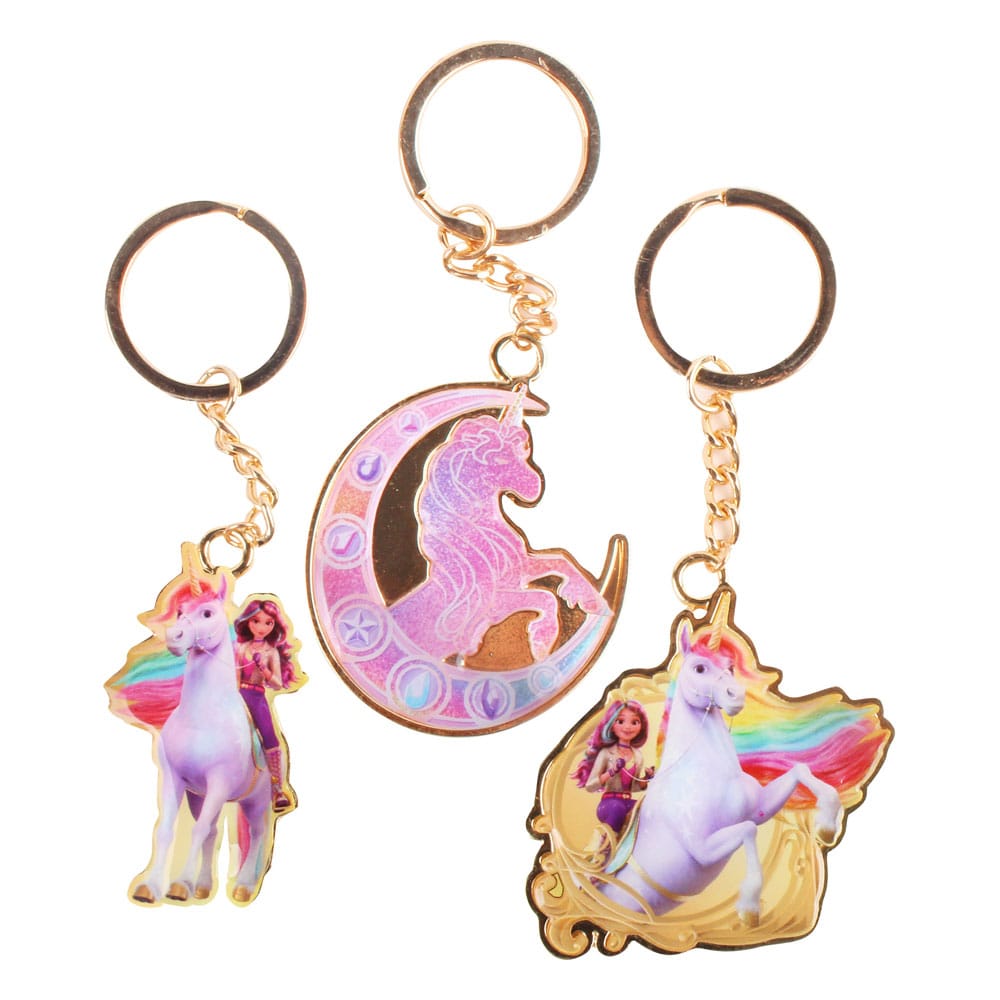 Unicorn Academy Metal Keychains Assortment (12)