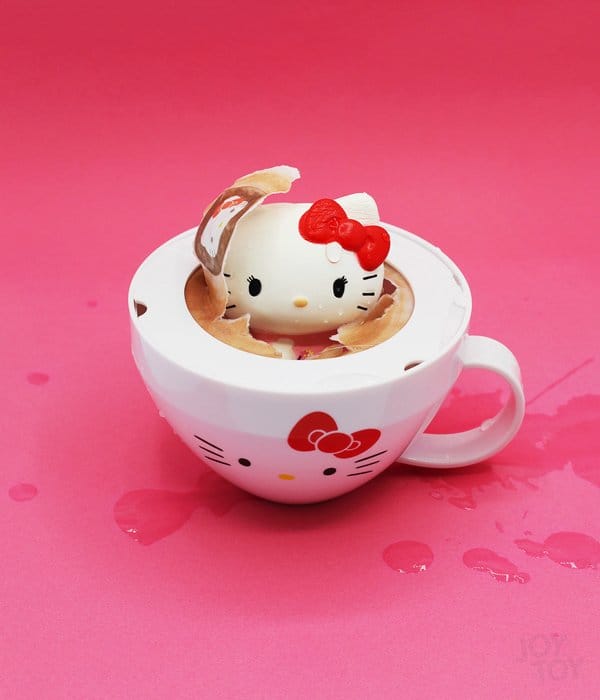 Sanrio Squishy Figures Hello Kitty Cappuccino Display (8)