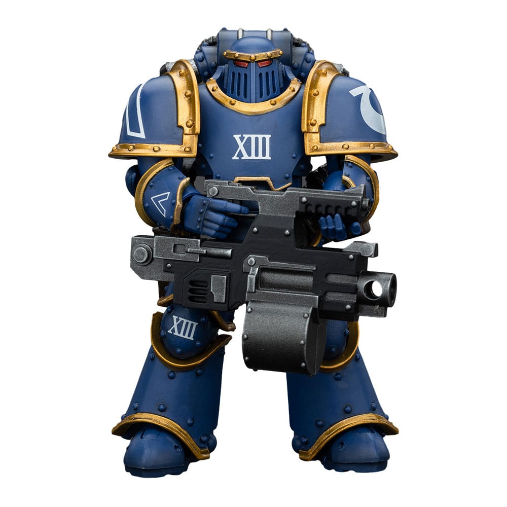 Warhammer The Horus Heresy Action Figure 1/18 Ultramarines Legion MKIII Tactical Support Squad Legionary with Heavy Bolter 20 cm