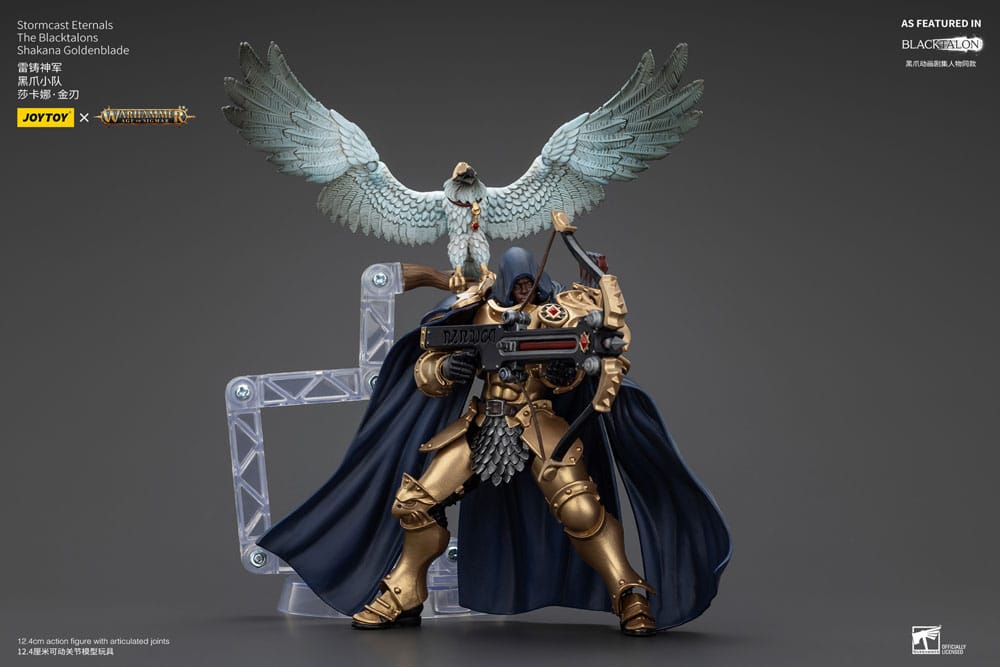 Warhammer Age of Sigmar Actionfigur Stormcast Eternals The Blacktalons Shakana Goldenblade 20 cm