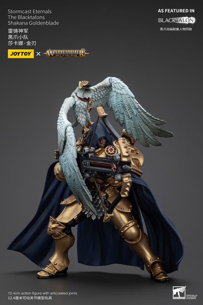 Warhammer Age of Sigmar Actionfigur Stormcast Eternals The Blacktalons Shakana Goldenblade 20 cm