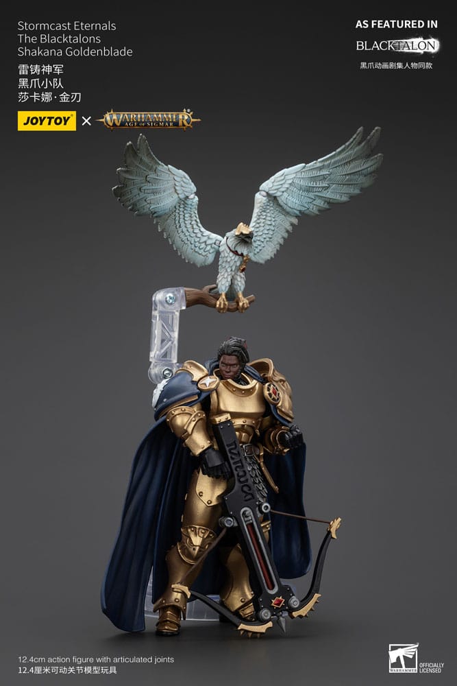 Warhammer Age of Sigmar Actionfigur Stormcast Eternals The Blacktalons Shakana Goldenblade 20 cm