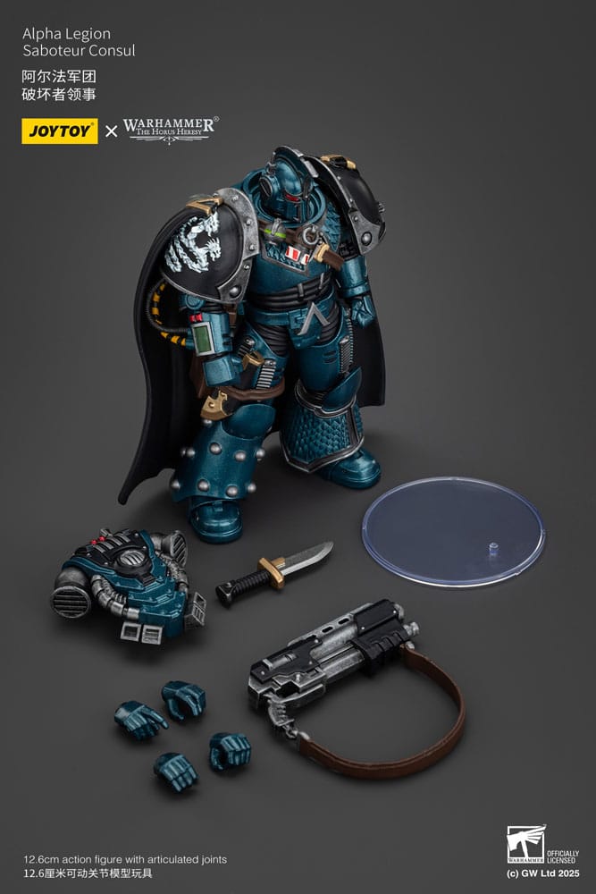 Warhammer The Horus Heresy Action Figure Alpha Legion Saboteur Consul 20 cm