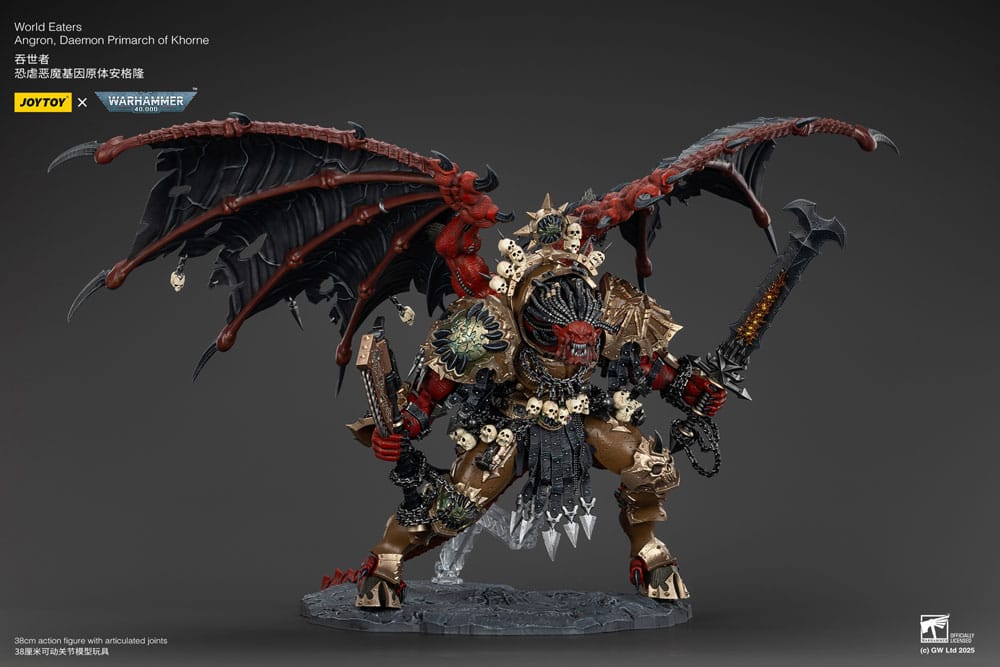 Warhammer 40k Actionfigur World Eaters Angron Daemon Primarch of Khorne 48 cm