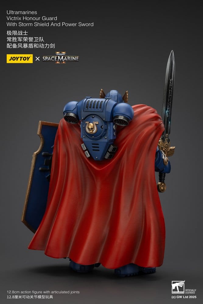 Warhammer 40k Action Figure Ultramarines Victrix Honour Guardwith Storm Shield And Power Sword 20 cm