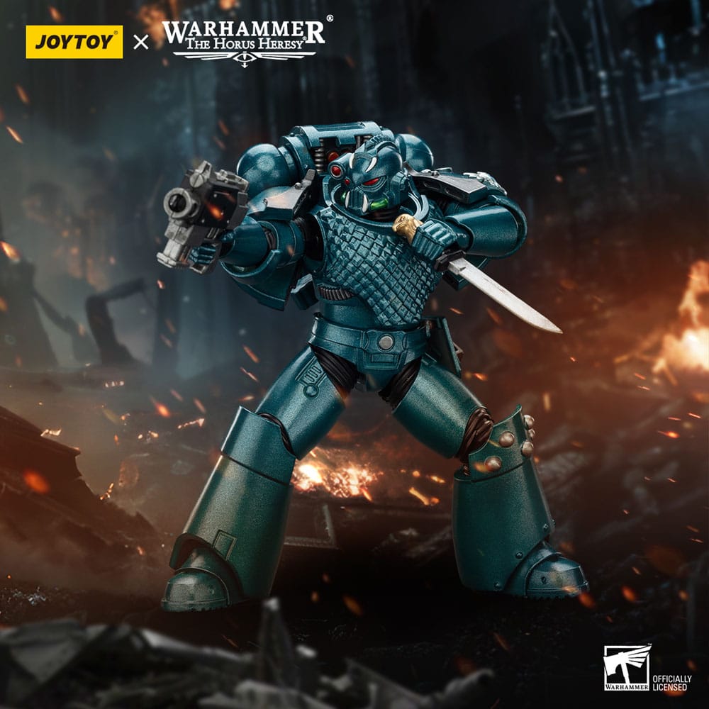 Warhammer The Horus Heresy Action Figure Alpha Legion Head hunter With Banestrike Combi-Bolter And Power Dagger 20 cm