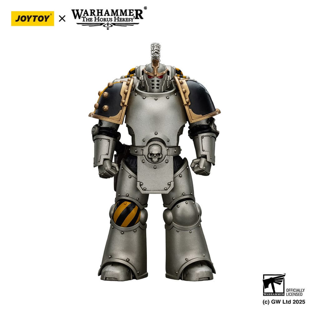 Warhammer The Horus Heresy Action Figure 1/18 Iron Warriors Command Squad Chosen with Legion Standard 12 cm