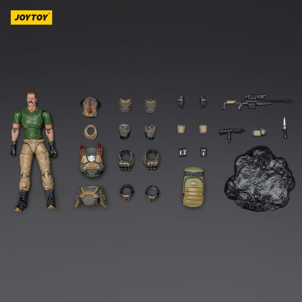 UNSC Dark Source Action Figure Sniper Ivan 7 cm