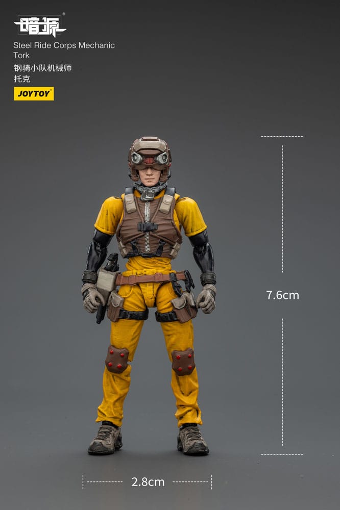 Steel Ride Corps Dark Source Action Figure Mechanic Tork 7 cm