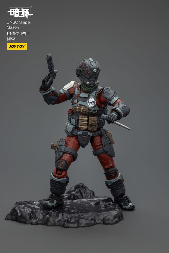 UNSC Dark Source Action Figure Sniper Mason 7 cm