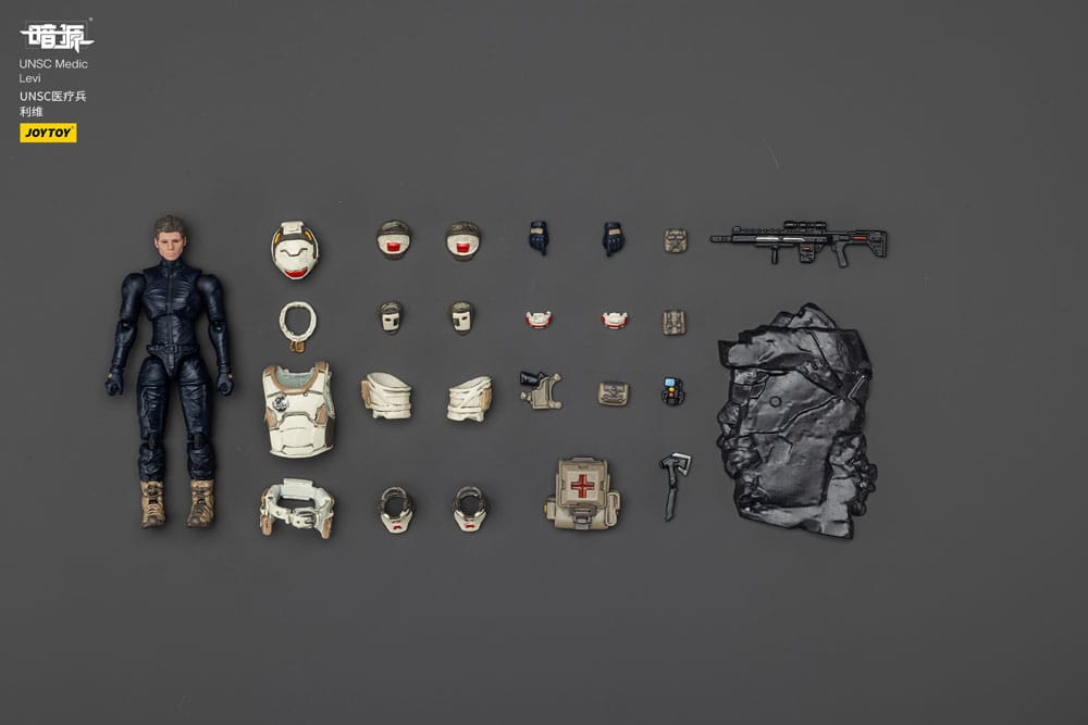 UNSC Dark Source Action Figur Medic Levi 7 cm