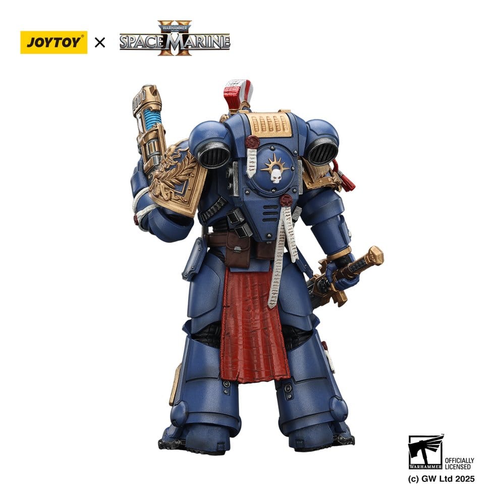 Warhammer 40,000: Space Marine 2 Action Figure Ultramarines Relic Primus Armourwith Plasma Pistol and Combat Blade 13 cm