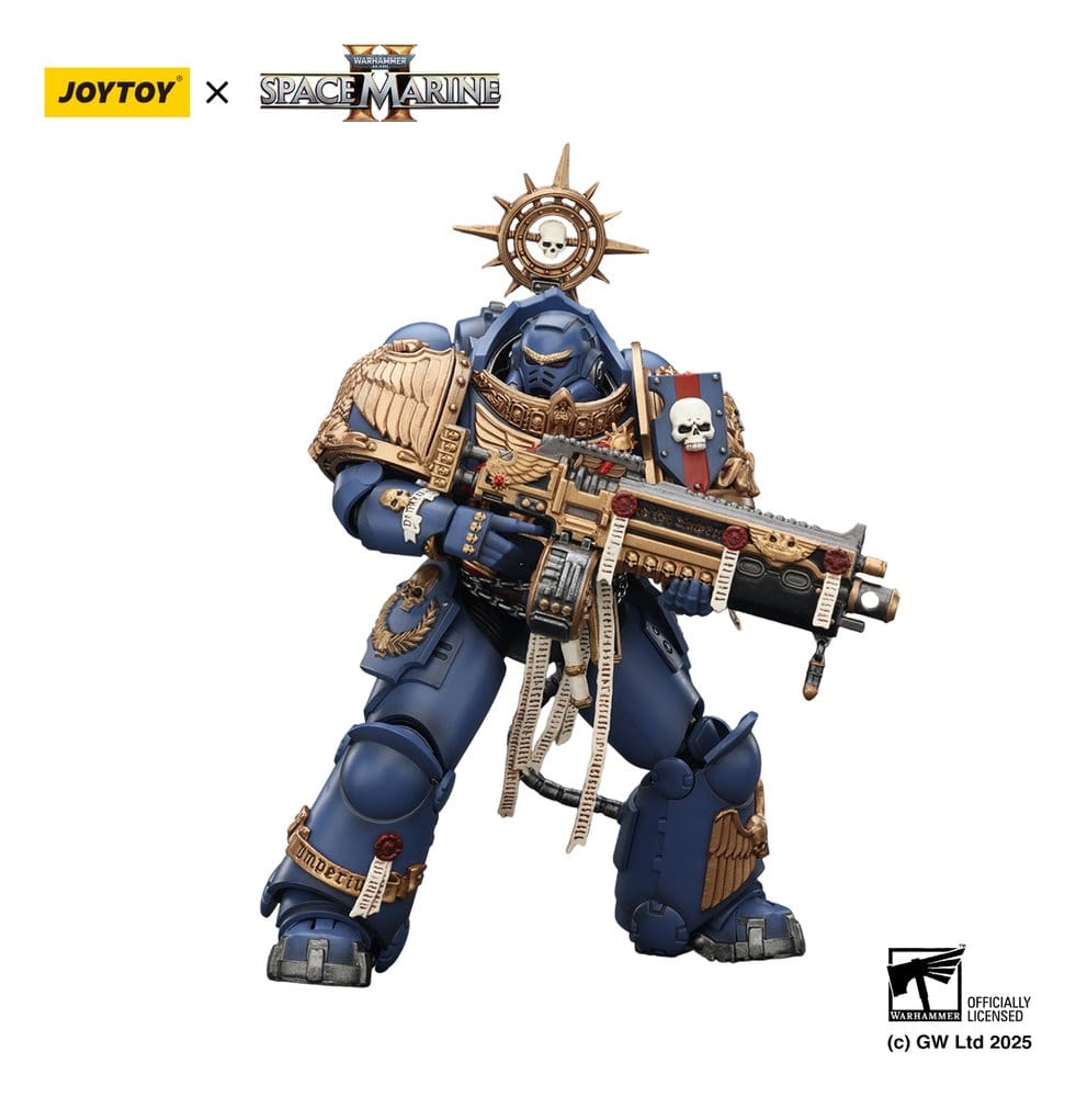 Warhammer 40,000: Space Marine 2 Action Figure Ultramarines Heavy Relic Primus Armor with Heavy Relic Bolt Rifle 13 cm