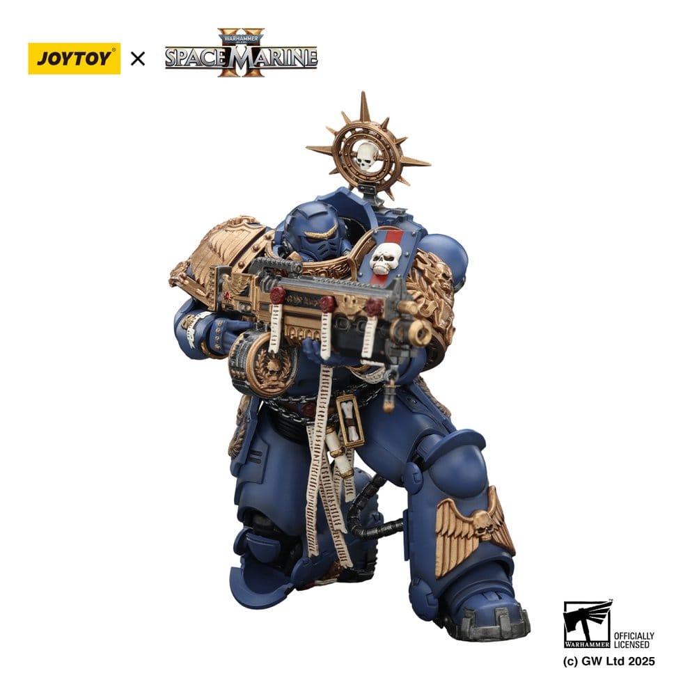Warhammer 40,000: Space Marine 2 Action Figure Ultramarines Heavy Relic Primus Armor with Heavy Relic Bolt Rifle 13 cm