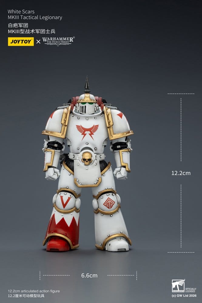 Warhammer The Horus Heresy Action Figure White Scars MKIII Tactical Legionary 12 cm