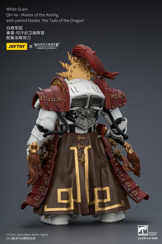 Warhammer The Horus Heresy Action Figure White Scars Qin Xa - Master of the Keshig 14 cm