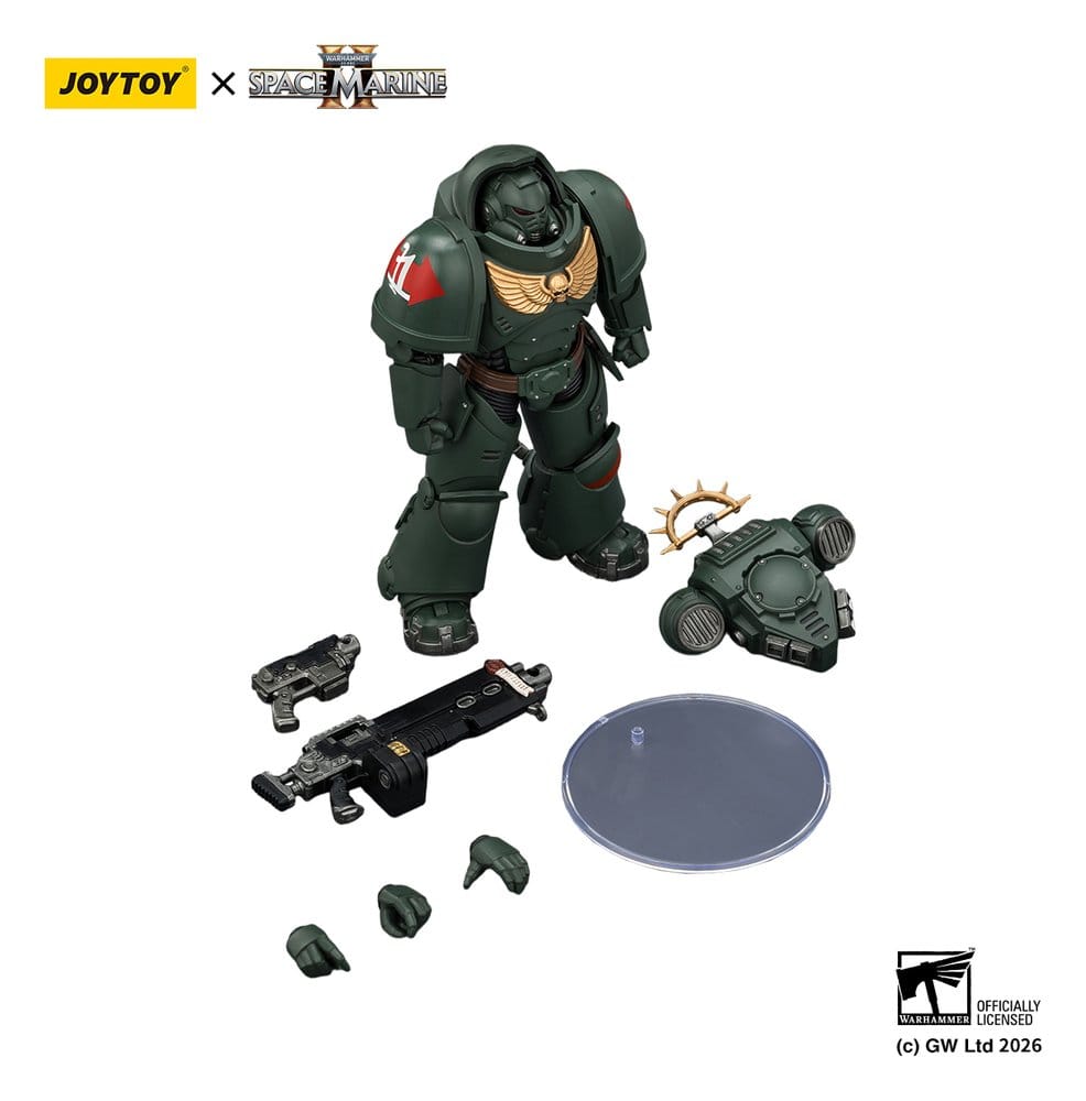 Warhammer 40,000 Action Figure Game Edition Dark Angels Heavy Intercessor 13 cm