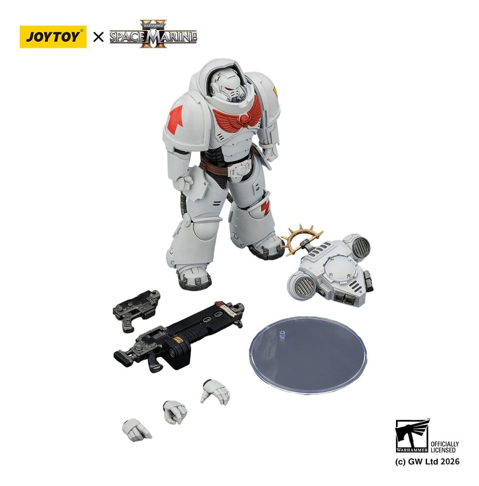 Warhammer 40,000 Action Figure Game Edition White Scars Heavy Intercessor 13 cm