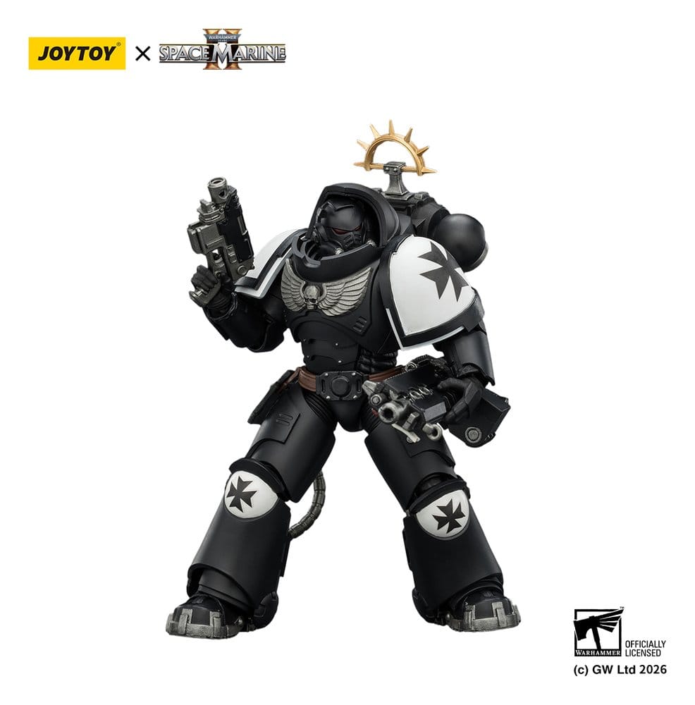 Warhammer 40,000 Action Figure Game Edition Black Templars Heavy Intercessor 13 cm