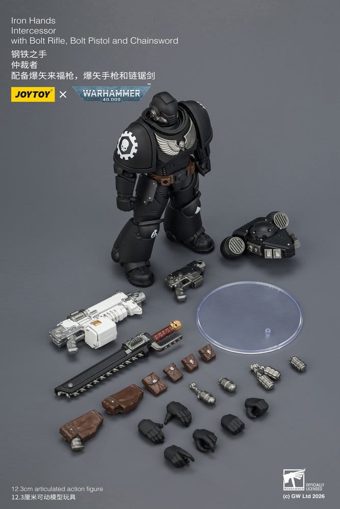 Warhammer 40,000 Action Figure Iron Hands Intercessor 12 cm