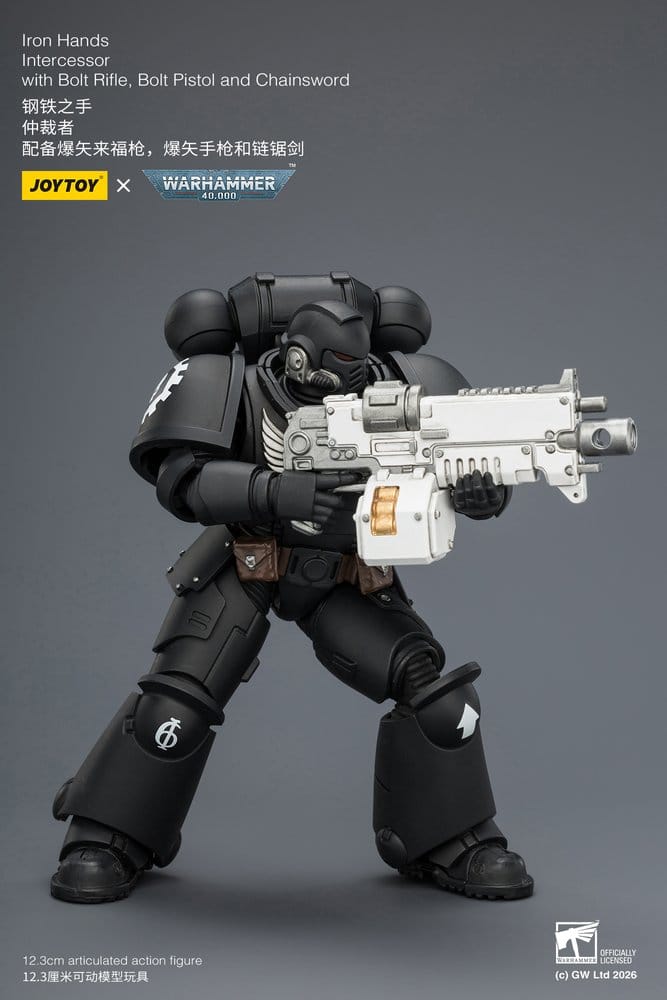 Warhammer 40,000 Action Figure Iron Hands Intercessor 12 cm