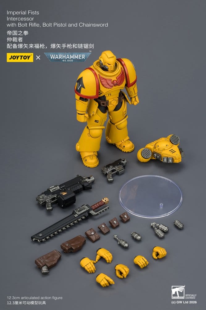 Warhammer 40,000 Action Figure Imperial Fists Intercessor 12 cm