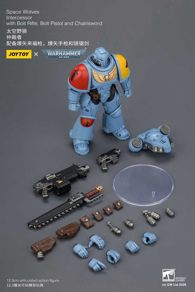 Warhammer 40,000 Action Figure Space Wolves Intercessor 12 cm