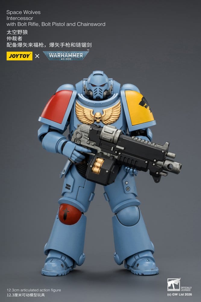 Warhammer 40,000 Action Figure Space Wolves Intercessor 12 cm