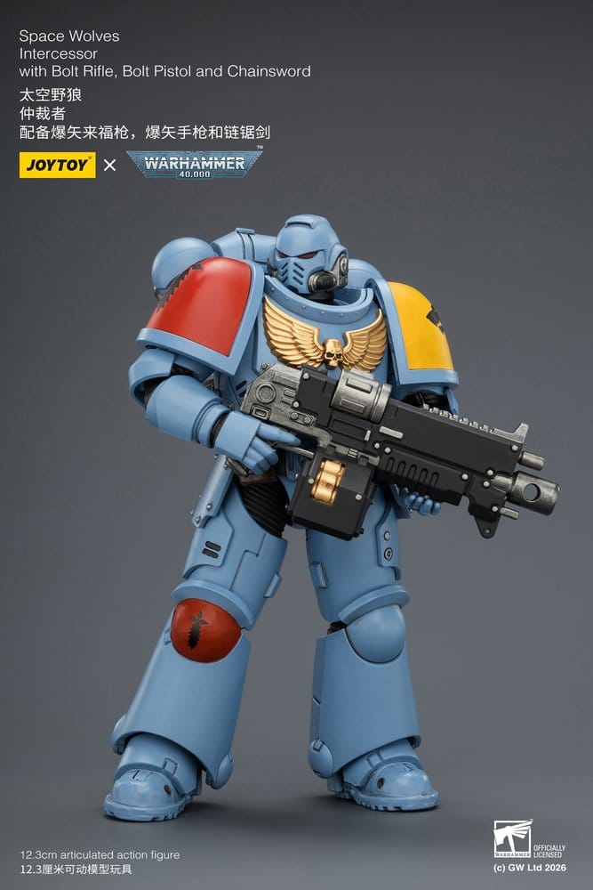 Warhammer 40,000 Action Figure Space Wolves Intercessor 12 cm