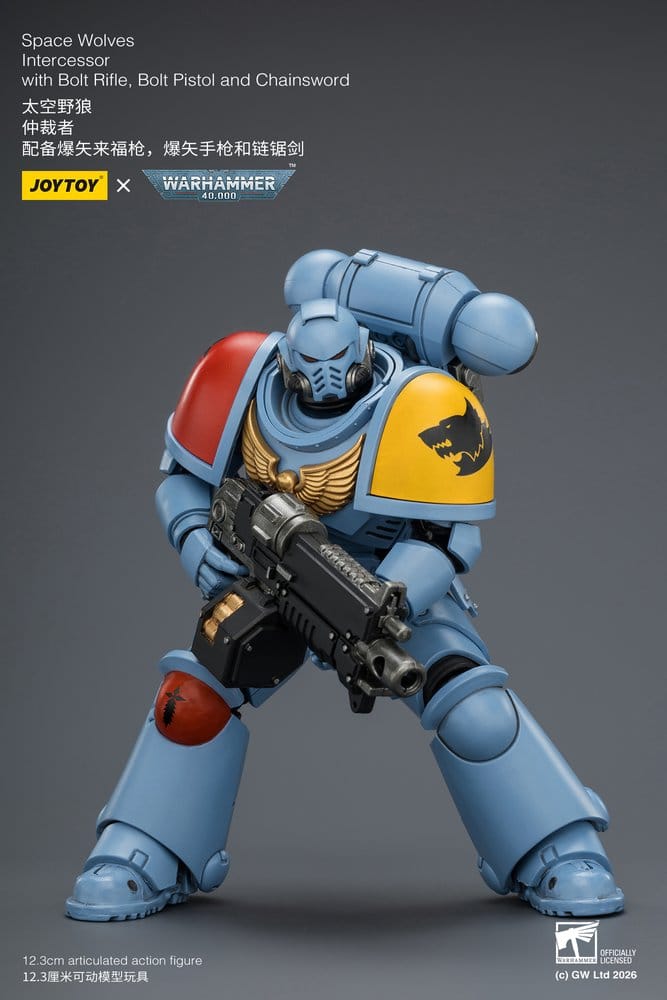 Warhammer 40,000 Action Figure Space Wolves Intercessor 12 cm