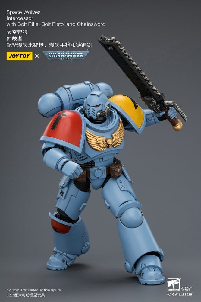 Warhammer 40,000 Action Figure Space Wolves Intercessor 12 cm