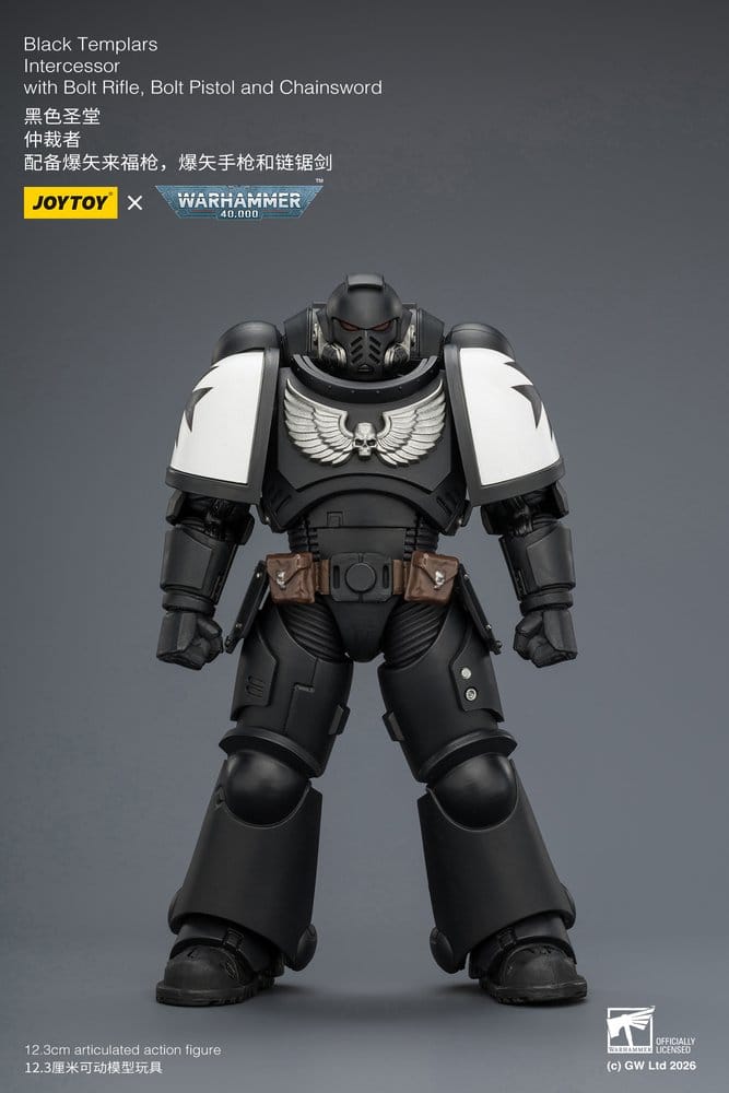 Warhammer 40,000 Action Figure Black Templars Intercessor 12 cm