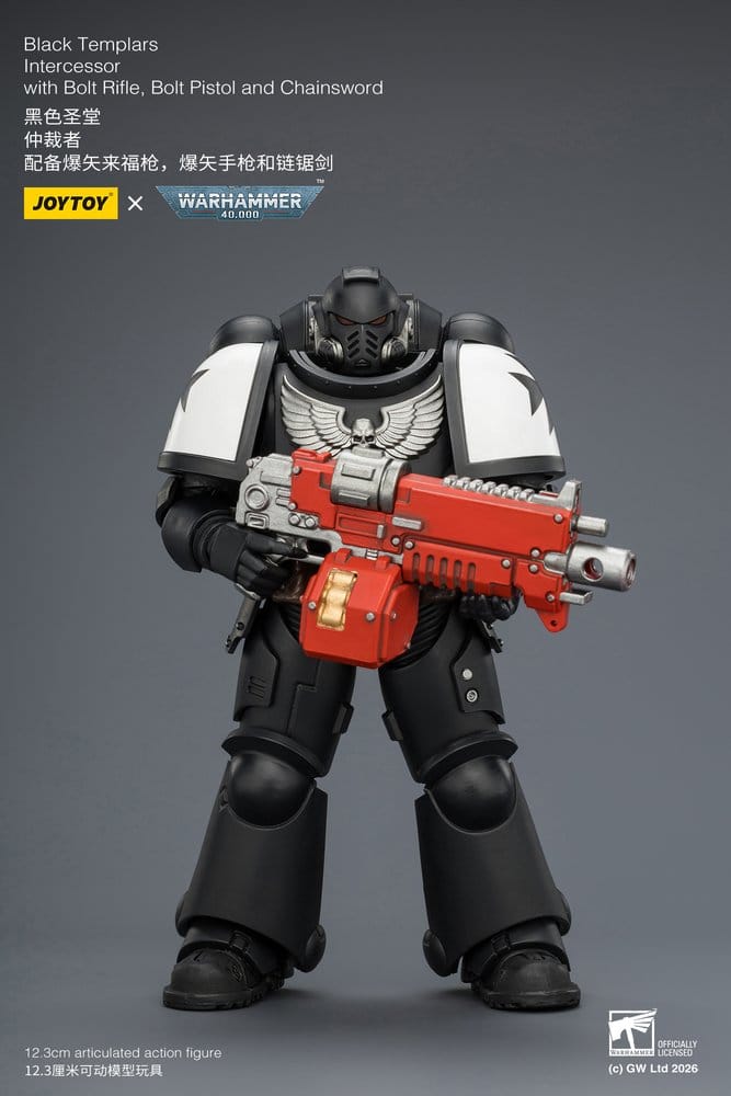 Warhammer 40,000 Action Figure Black Templars Intercessor 12 cm