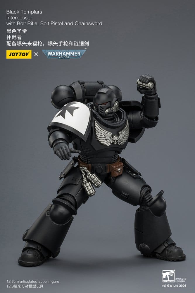 Warhammer 40,000 Action Figure Black Templars Intercessor 12 cm