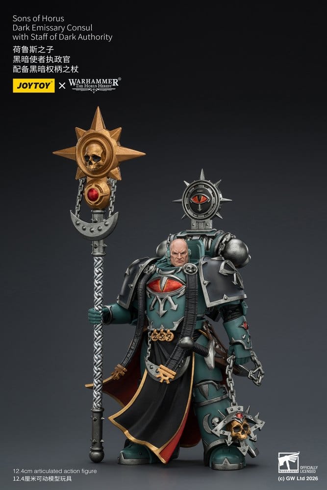 Warhammer The Horus Heresy Action Figure Sons of Horus Dark Emissary Consul 12 cm