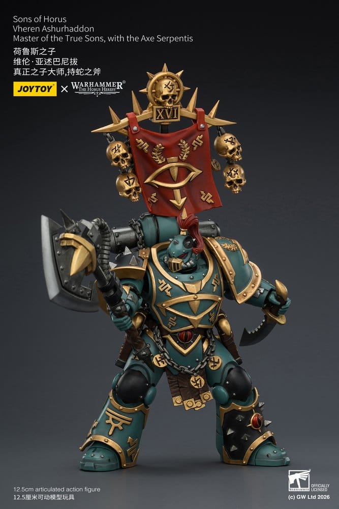 Warhammer The Horus Heresy Action Figure Sons of Horus Vheren Ashurhaddon Master of the True Sons 13 cm