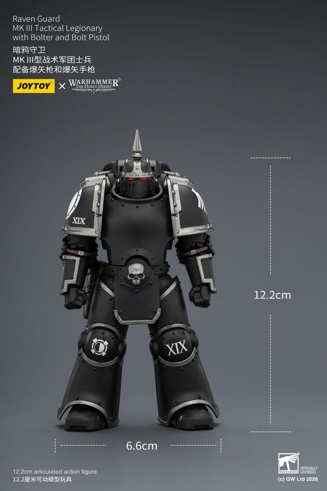 Warhammer 40,000 Action Figure Raven Guard MK III Tactical Legionary 12 cm