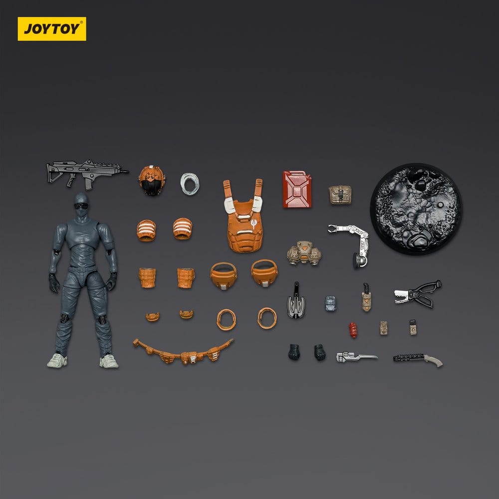 Dark Source Action Figure Steel Ride Corps Engineer Chris 8 cm