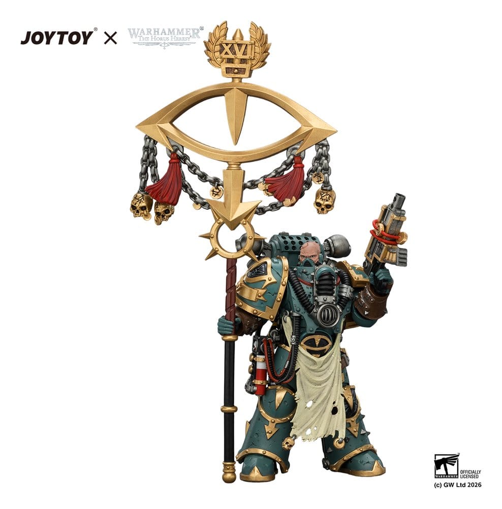 Warhammer Action Figure Sons of Horus Maloghurst the Twisted, the Warmaster's Equerry 13 cm