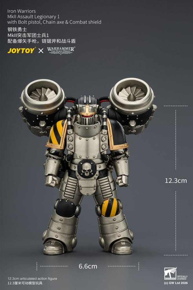 Warhammer The Horus Heresy Action Figure Iron Warriors MkII Assault Legionary 1 12 cm