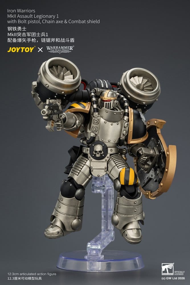 Warhammer The Horus Heresy Action Figure Iron Warriors MkII Assault Legionary 1 12 cm