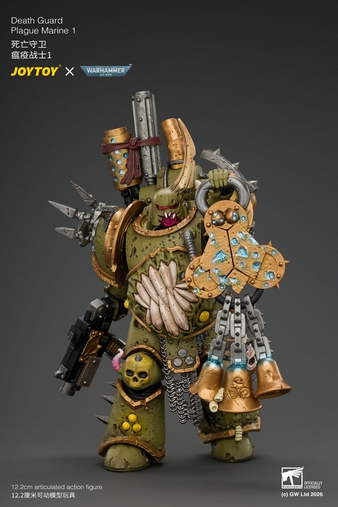 Warhammer Action Figure Death Guard Plague Marine 1 12 cm