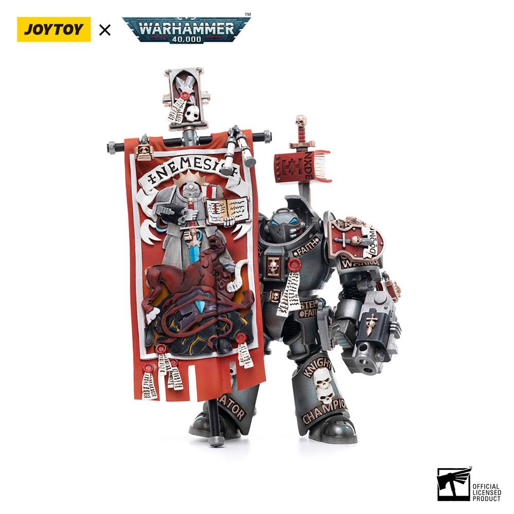 Warhammer 40k Action Figure 1/18 Gray Knights Terminator Retius Akantar 13 cm