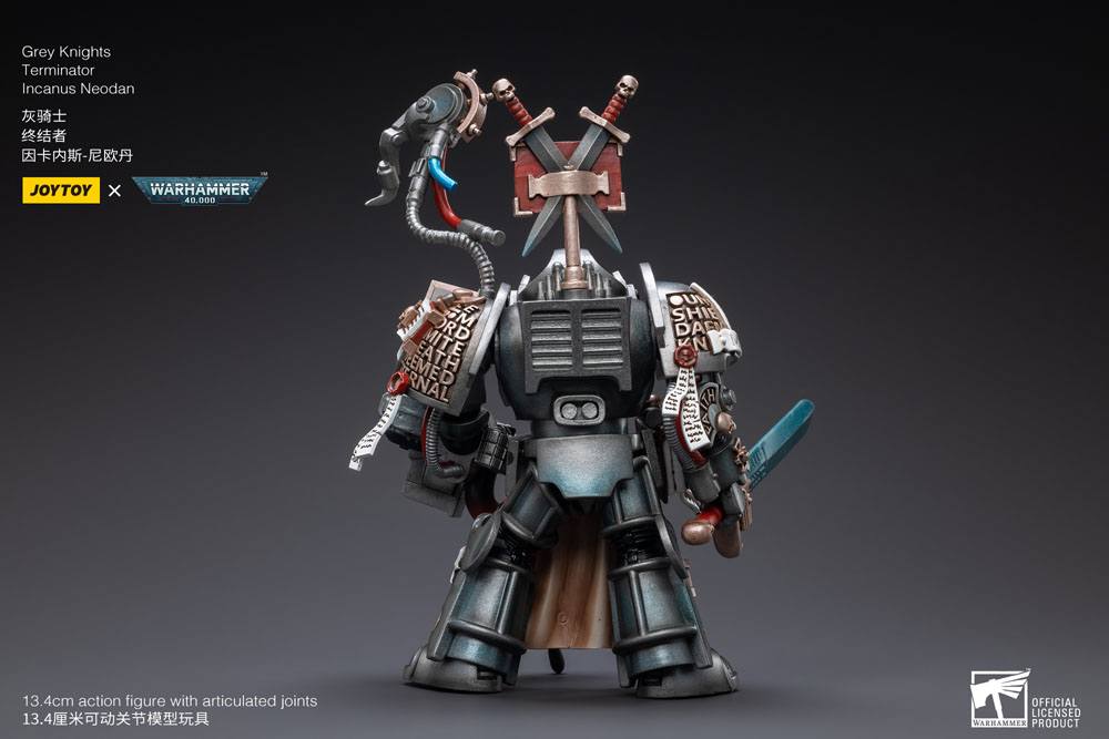 Warhammer 40k Action Figure 1/18 Gray Knights Terminator Incanus Neodan 13 cm